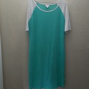 Lularoe teal dress